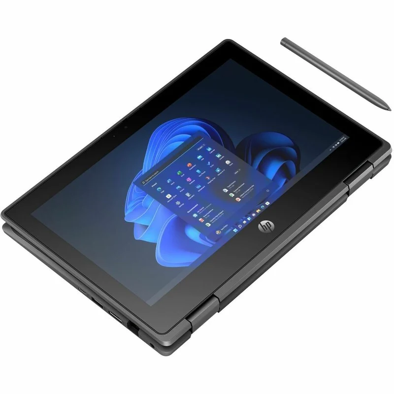 Ordinateur portable 2 en 1 convertible et robuste HP Pro x360 Fortis G11 avec écran tactile 11.6 pouces - HD - Intel N200 série N - Technologie vPro - 8 Go - SSD 256 Go - Clavier anglais et français - Noir Jack 7L309UT#ABL