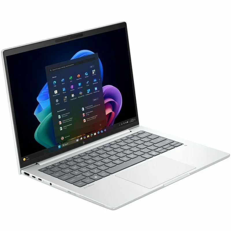 Ordinateur portable HP EliteBook 8 G1i 14" à écran tactile - WUXGA - 60 Hz - Processeur Intel Core Ultra 7 268V - Technologie vPro - 32 Go - SSD 512 Go - Clavier anglais et français - Aluminium argent glacier BG6L8UT#ABL