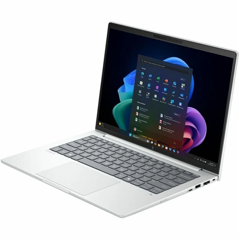 Ordinateur portable HP EliteBook 8 G1i 14" à écran tactile - WUXGA - 60 Hz - Processeur Intel Core Ultra 7 268V - Technologie vPro - 32 Go - SSD 512 Go - Clavier anglais et français - Aluminium argent glacier BG6L8UT#ABL
