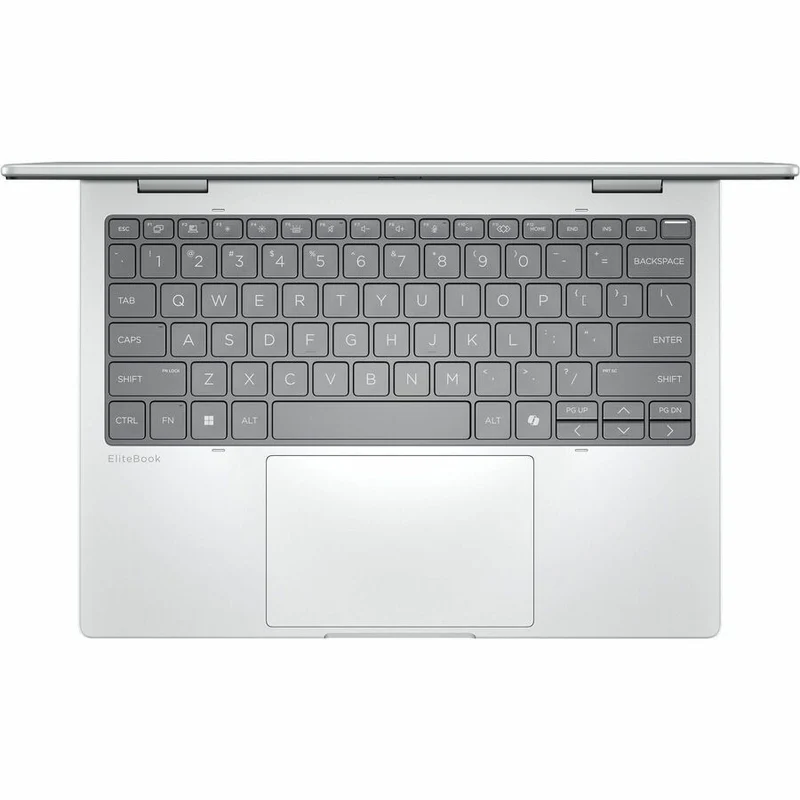 Ordinateur portable convertible 2 en 1 HP EliteBook 8 Flip G1i 13.3" à écran tactile - WUXGA - 60 Hz - Processeur Intel Core Ultra 7 265U - Technologie vPro - 16 Go - SSD 512 Go - Clavier anglais et français - Argent glacier BE8V2UT#ABL