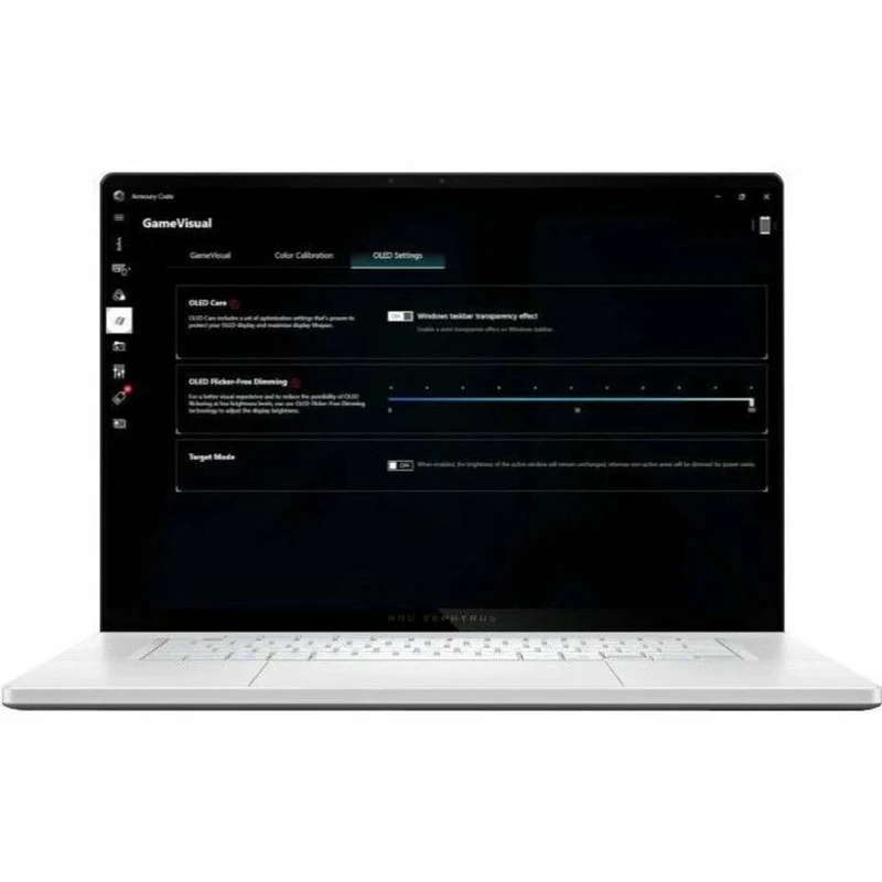 Asus ROG Zephyrus G16 GU605 GU605CM-DS94-CA Ordinateur portable gaming 16" - 2.5K - 240 Hz - Intel Core Ultra 9 285H - 16 Go - SSD 1 To - Clavier anglais - Blanc platine GU605CM-DS94-CA