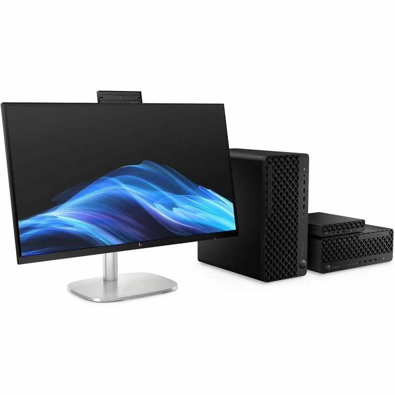Ordinateur de bureau HP EliteDesk 8 G1i - Intel Core Ultra 7 265 - Technologie vPro - 32 Go - SSD 1 To - Compact - Jack Black BH9E8UT#ABC