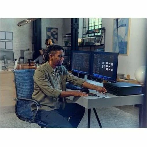 Ordinateur de bureau HP EliteDesk 8 G1i - Intel Core Ultra 5 235 - Technologie vPro - 32 Go - SSD 512 Go - Compact - Jack Black BH9E5UT#ABC