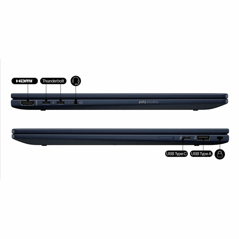 Ordinateur portable convertible 2 en 1 HP EliteBook X Flip G1i 14" à écran tactile - WUXGA - Intel Core Ultra 7 266V - 16 Go - SSD 512 Go - Clavier anglais et français - Smart Buy B86CGUT#ABL