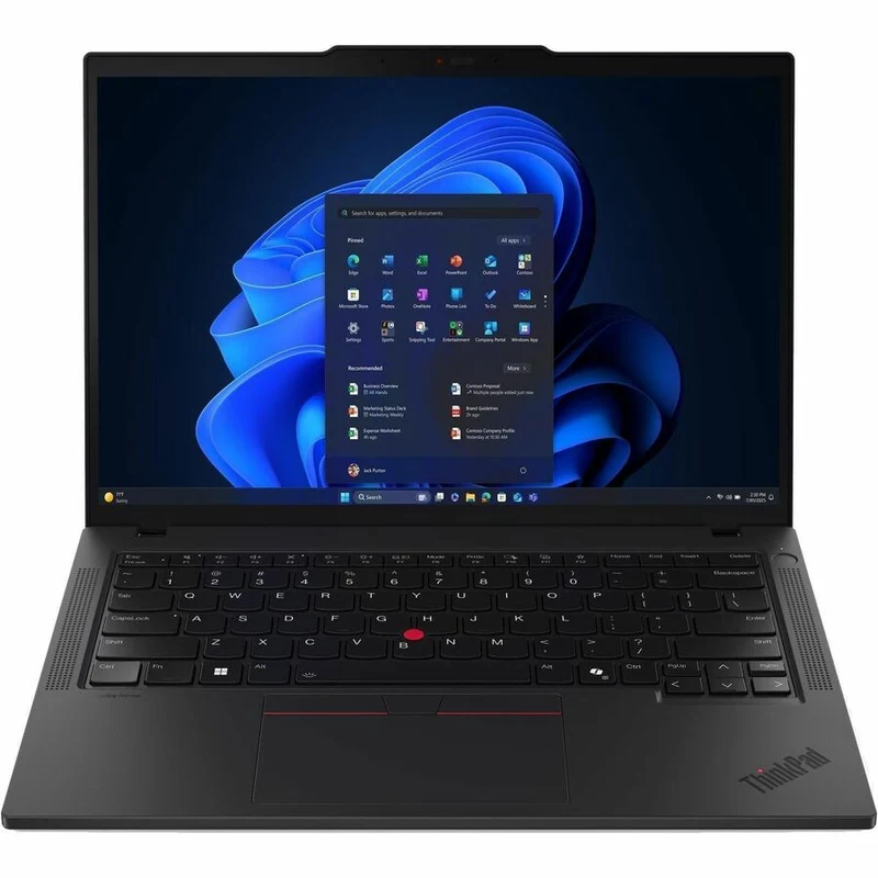 Ordinateur portable Lenovo ThinkPad T14 Gen 6 21QC00AUUS 14" avec écran tactile - WUXGA - 60 Hz - Intel Core Ultra 7 2nd Gen 265U - Technologie vPro - 32 Go - SSD 512 Go - Clavier anglais - Noir 21QC00AUUS