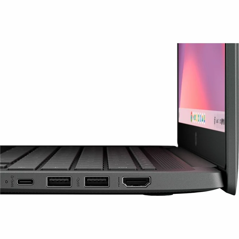 Chromebook robuste HP Fortis G1i 14" - HD - Intel N150 série N - 16 Go - 128 Go de mémoire flash - Clavier anglais et français - Noir de jais - Smart Buy B69SCUT#ABL