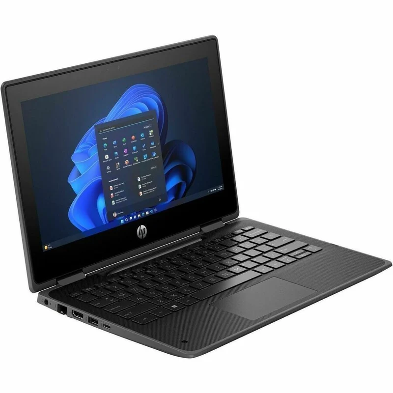 Ordinateur portable convertible 2 en 1 HP Fortis Flip G1i 11.6" (écran tactile) - HD - Intel N150 série N - 8 Go - 128 Go de mémoire flash - Clavier anglais - Noir de jais - Smart Buy B6LD2UT#ABA