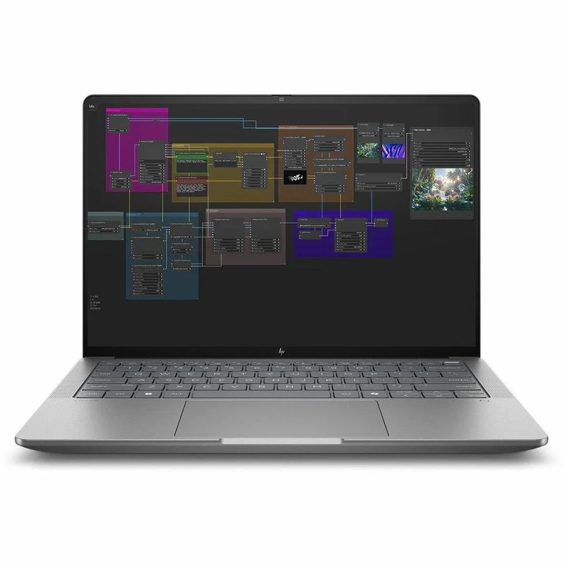 Station de travail mobile tactile HP ZBook Ultra G1a 14" - 2.8K - AMD Ryzen AI MAX PRO 390 - 32 Go - Clavier anglais - Argent météore - Smart Buy BF6U0UT#ABA