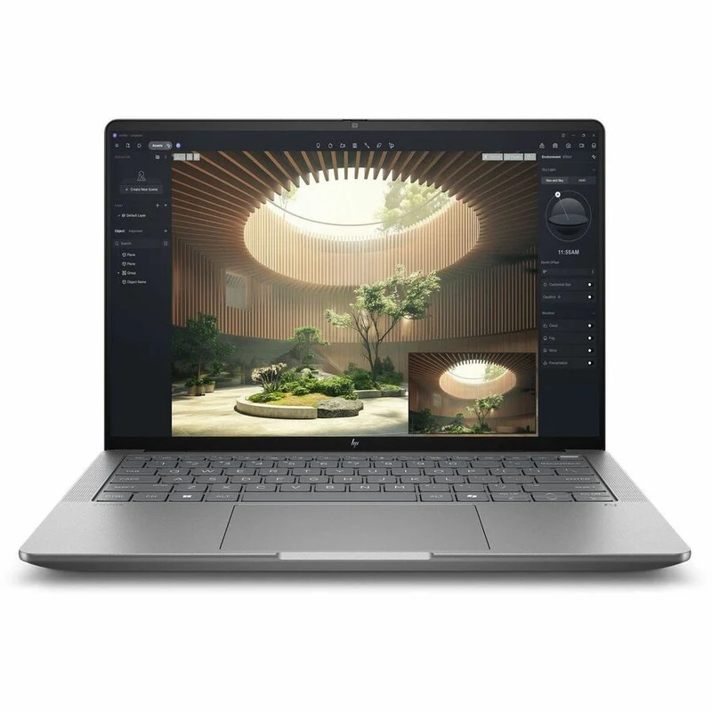 Station de travail mobile tactile HP ZBook Ultra G1a 14" - 2.8K - AMD Ryzen AI MAX PRO 390 - 32 Go - Clavier anglais - Argent météore - Smart Buy BF6U0UT#ABA