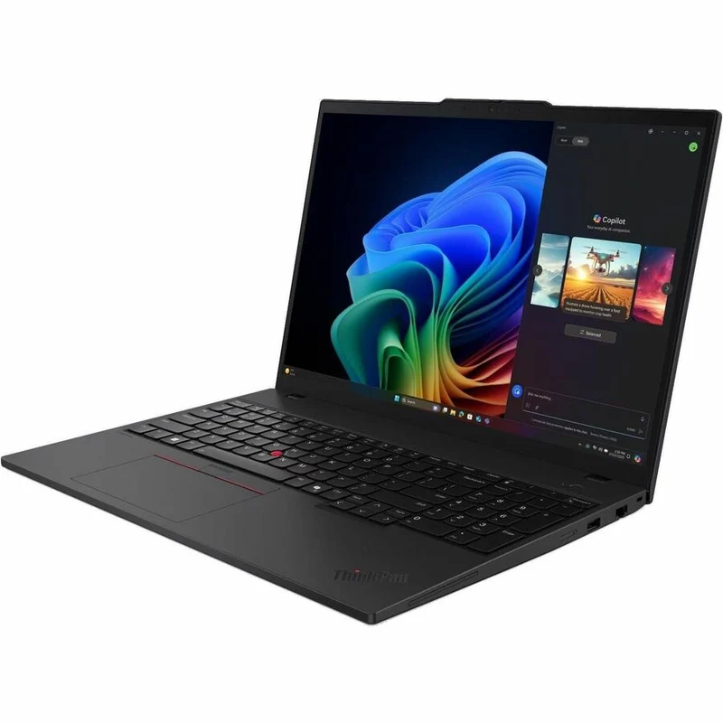Ordinateur portable Lenovo ThinkPad T16 Gen 4 21QN005XCA 16" Copilot+ - WUXGA - AMD Ryzen AI 7 PRO 350 - 16 Go - SSD 512 Go - Clavier français canadien - Noir 21QN005XCA
