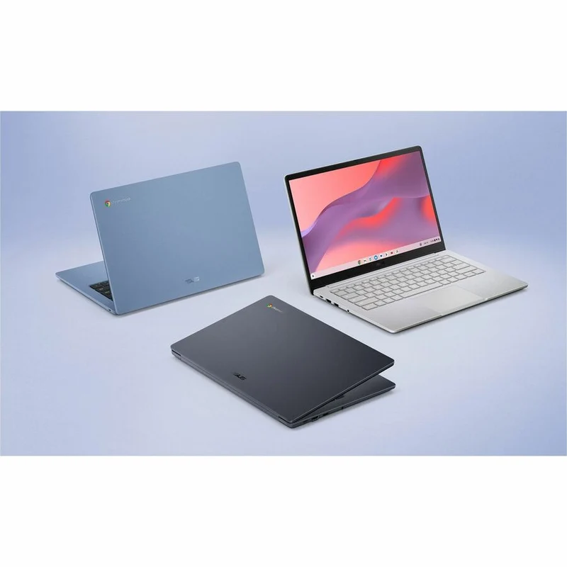 Asus Chromebook CX14 CX1405 CX1405CKA-DS01T-CB Chromebook 14" - Full HD - Intel Celeron N4500 - 8 Go - 128 Go de mémoire flash - Clavier anglais et français - Tissu bleu CX1405CKA-DS01T-CB