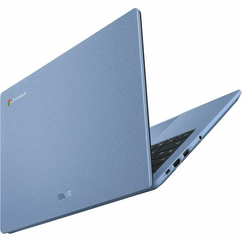Asus Chromebook CX14 CX1405 CX1405CKA-DS01T-CB Chromebook 14" - Full HD - Intel Celeron N4500 - 8 Go - 128 Go de mémoire flash - Clavier anglais et français - Tissu bleu CX1405CKA-DS01T-CB