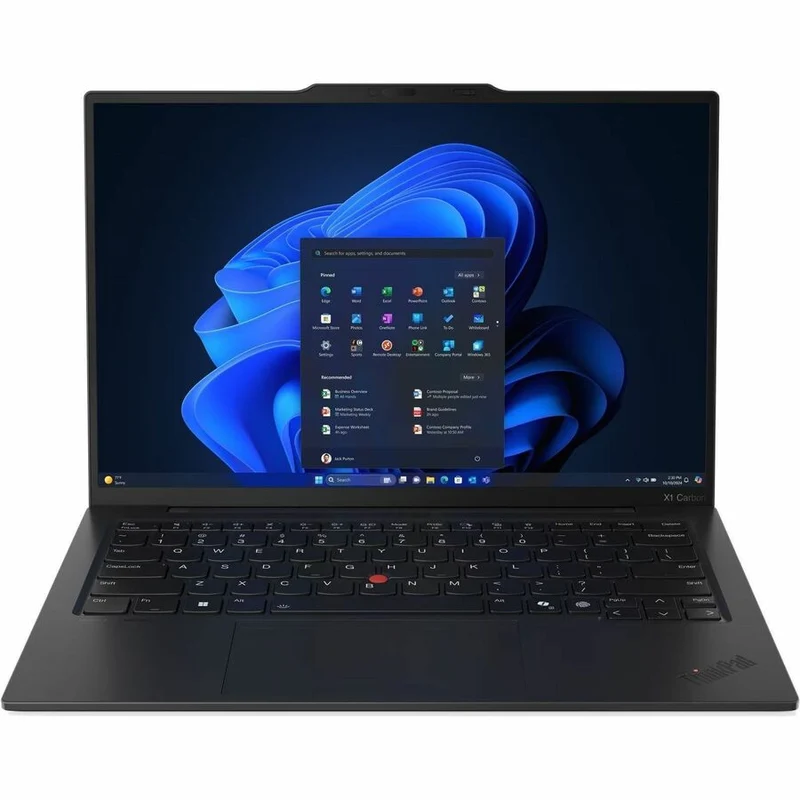 Ordinateur portable Lenovo ThinkPad X1 Carbon Gen 13 21NX00FVCA 14" avec écran tactile - WUXGA - 60 Hz - Processeur Intel Core Ultra 7 2e génération 265U - Technologie vPro - Plateforme Intel Evo - 32 Go - SSD 1 To - Clavier français canadien - Peinture noire 21NX00FVCA