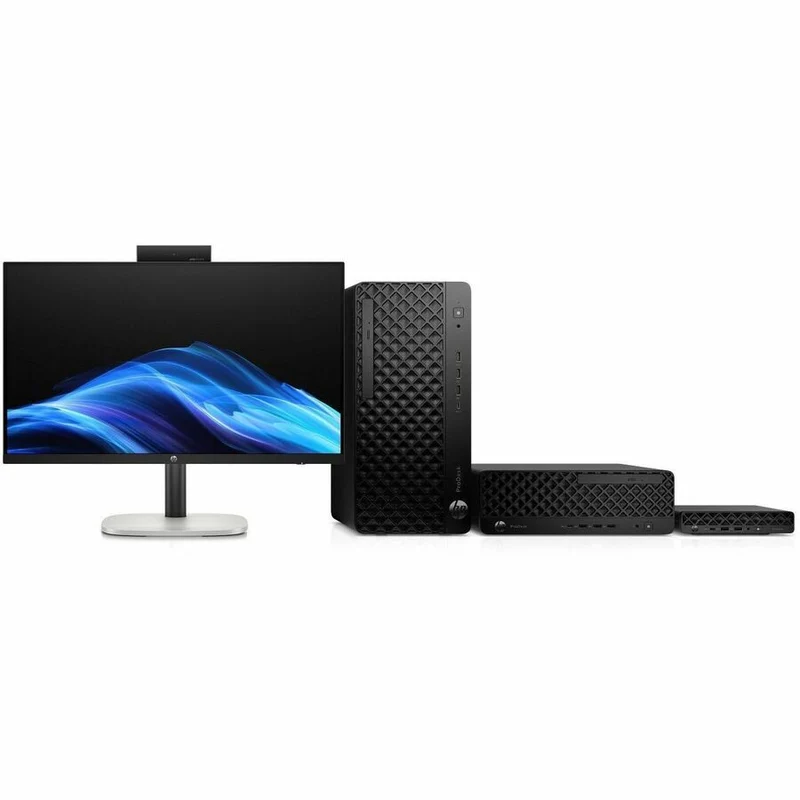 Ordinateur de bureau HP ProDesk 4 G1i - Intel Core Ultra 7 265 - Technologie vPro - 32 Go - SSD 1 To - Compact - Jack Black BH9F3UT#ABC