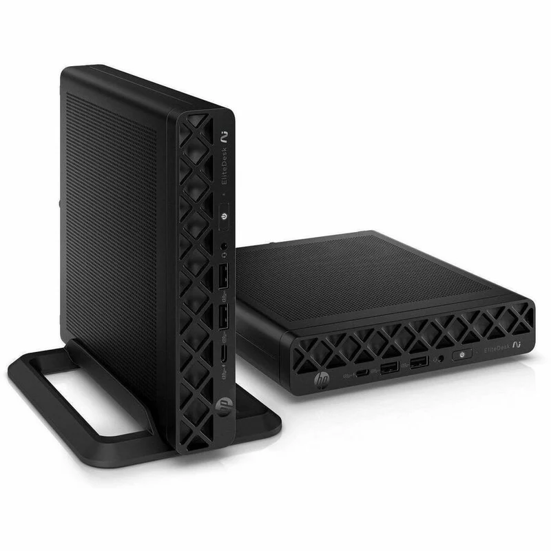 Ordinateur de bureau HP EliteDesk 8 G1a - AMD Ryzen AI 5 PRO 340 - 16 Go - SSD 512 Go - Mini PC - Jack Black C3XH1UT#ABA