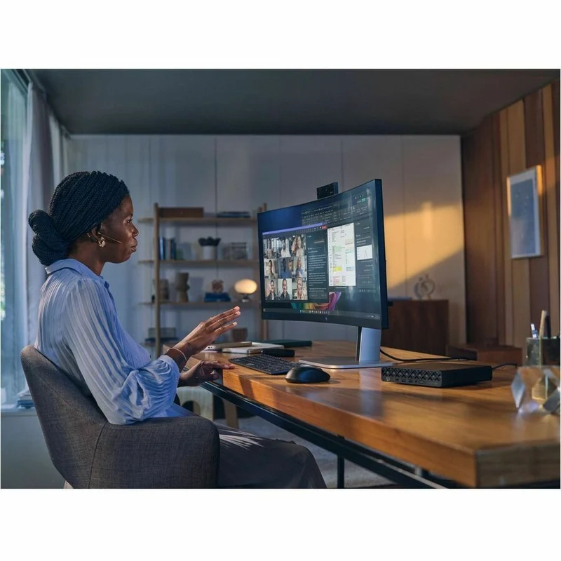 Ordinateur de bureau HP EliteDesk 8 G1a - AMD Ryzen AI 5 PRO 340 - 16 Go - SSD 512 Go - Mini PC - Jack Black C3XH1UT#ABA