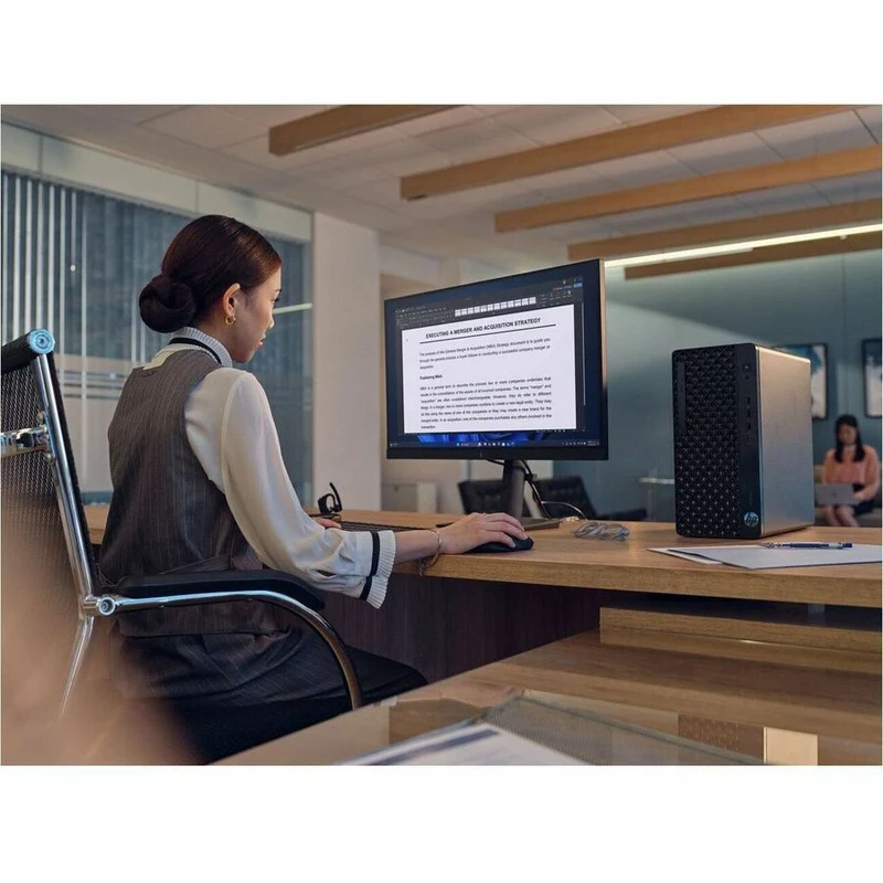 Ordinateur de bureau HP ProDesk 4 G1i - Intel Core Ultra 7 265 - Technologie vPro - 16 Go - SSD 512 Go - Tour - Jack Black C57BLUT#ABA