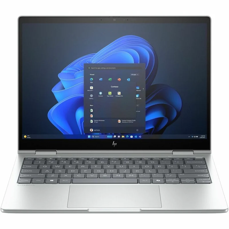 Ordinateur portable convertible 2 en 1 HP EliteBook 8 Flip G1i 13.3" - WUXGA - Intel Core Ultra 5 235U - Technologie vPro - 32 Go - SSD 512 Go - Clavier anglais/français - Argent glacier BX7Z8UT#ABL