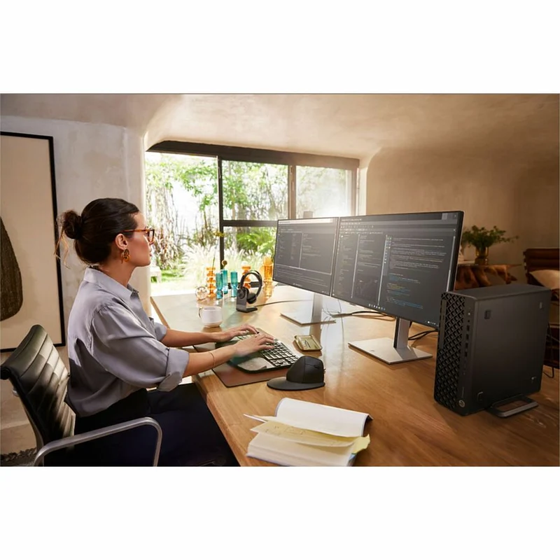 Ordinateur de bureau HP EliteDesk 8 G1i - Intel Core Ultra 7 265 - Technologie vPro - 16 Go - SSD 512 Go - Compact - Jack Black BH9E6UT#ABC