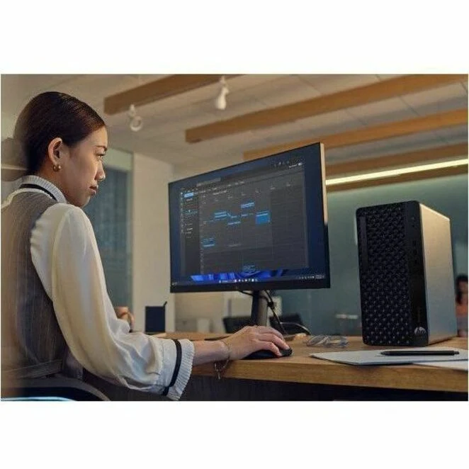 Ordinateur de bureau HP ProDesk 4 G1i - Intel Core Ultra 5 235 - Technologie vPro - 16 Go - SSD 512 Go - Tour - Jack Black C57BMUT#ABC
