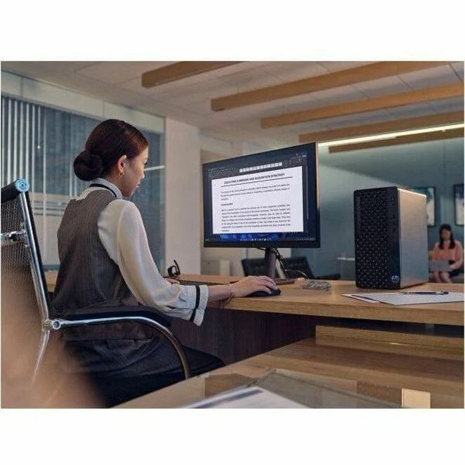 Ordinateur de bureau HP ProDesk 4 G1i - Intel Core Ultra 5 235 - Technologie vPro - 16 Go - SSD 512 Go - Tour - Jack Black C57BMUT#ABC