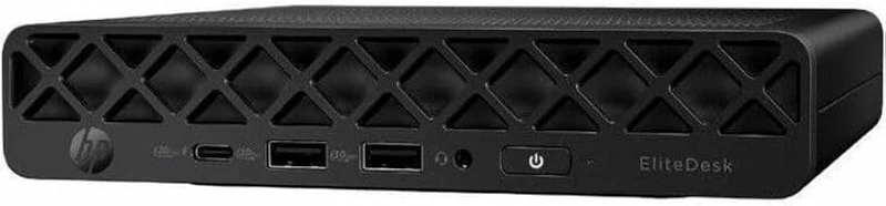 Ordinateur de bureau HP EliteDesk 8 G1i - Intel Core Ultra 7 265T - Technologie vPro - 32 Go - SSD 512 Go - Mini ordinateur de bureau - Jack Black BQ4C0UT#ABC