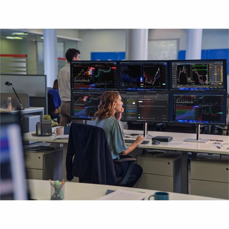 Ordinateur de bureau HP EliteDesk 8 G1i - Intel Core Ultra 7 265T - Technologie vPro - 32 Go - SSD 512 Go - Mini ordinateur de bureau - Jack Black BQ4C0UT#ABC