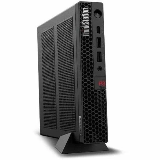 Station de travail Lenovo ThinkStation P3 Gen 2 30K5004MCA - 1 x Intel Core Ultra 7 2nd Gen 265 - Technologie vPro - 16 Go - SSD 512 Go - Tiny - Noir 30K5004MCA