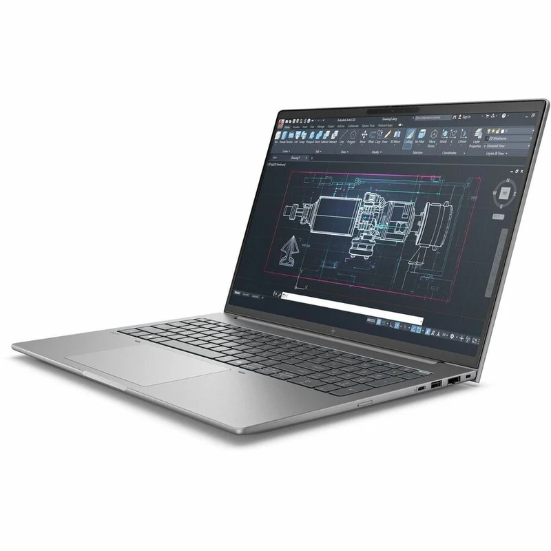 Station de travail mobile HP ZBook 8 G1i 16" - WUXGA - 60 Hz - Intel Core Ultra 5 235H - Technologie vPro - 16 Go - SSD 512 Go - Clavier anglais - Argent météore BP6Z1UT#ABA