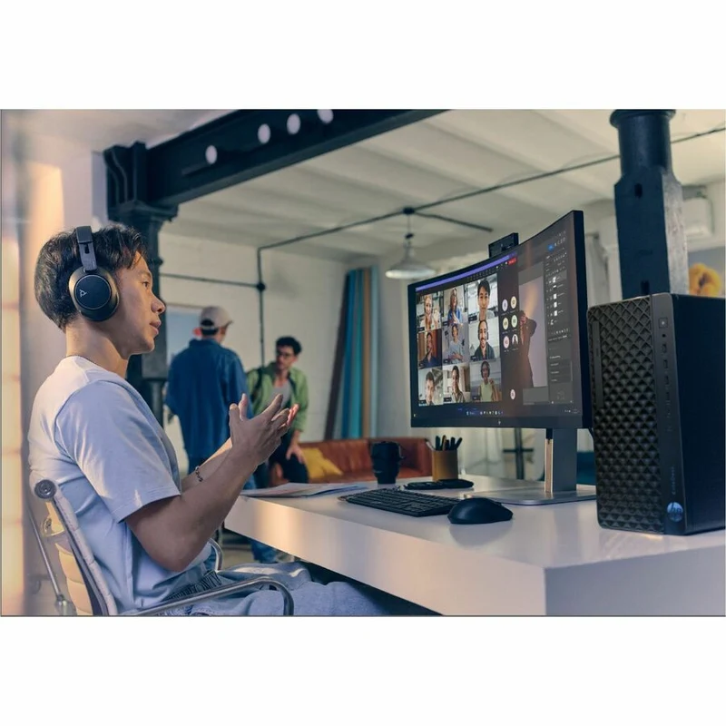 Ordinateur de bureau HP EliteDesk 8 G1i - Intel Core Ultra 9 285 - Technologie vPro - 64 Go - SSD 2 To - Tour - Jack Black C6TX2UT#ABC