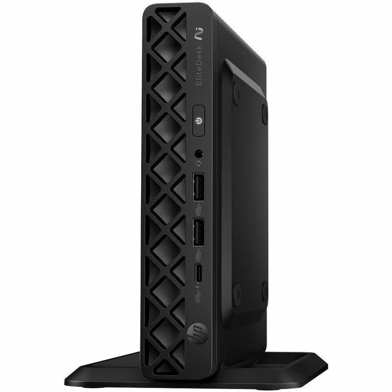 Ordinateur de bureau HP EliteDesk 8 G1a - AMD Ryzen AI 7 350 - 64 Go - SSD 1 To - Mini PC - Jack Black C3XG5UT#ABA
