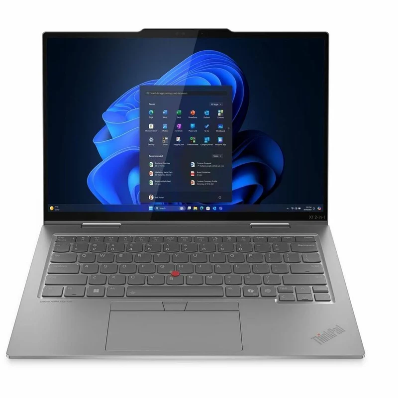 Lenovo ThinkPad X1 Gen 10 Aura Edition 21Q000D7CA Ordinateur portable 2 en 1 convertible avec écran tactile 14" - 2.8K - 120 Hz - Processeur Intel Core Ultra 7 2e génération 265U - Technologie vPro - Plateforme Intel Evo - 32 Go - SSD 512 Go - Clavier français canadien - Gris 21Q000D7CA