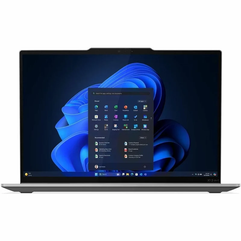 Lenovo ThinkPad X1 Gen 10 Aura Edition 21Q000D7CA Ordinateur portable 2 en 1 convertible avec écran tactile 14" - 2.8K - 120 Hz - Processeur Intel Core Ultra 7 2e génération 265U - Technologie vPro - Plateforme Intel Evo - 32 Go - SSD 512 Go - Clavier français canadien - Gris 21Q000D7CA