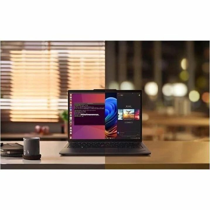 Ordinateur portable Lenovo ThinkPad P14s Gen 6 (21QL0012CA) avec écran tactile 14" Copilot+ - 2.8K - AMD Ryzen AI 7 PRO 350 - 32 Go - SSD 512 Go - Clavier français - Noir (21QL0012CA)