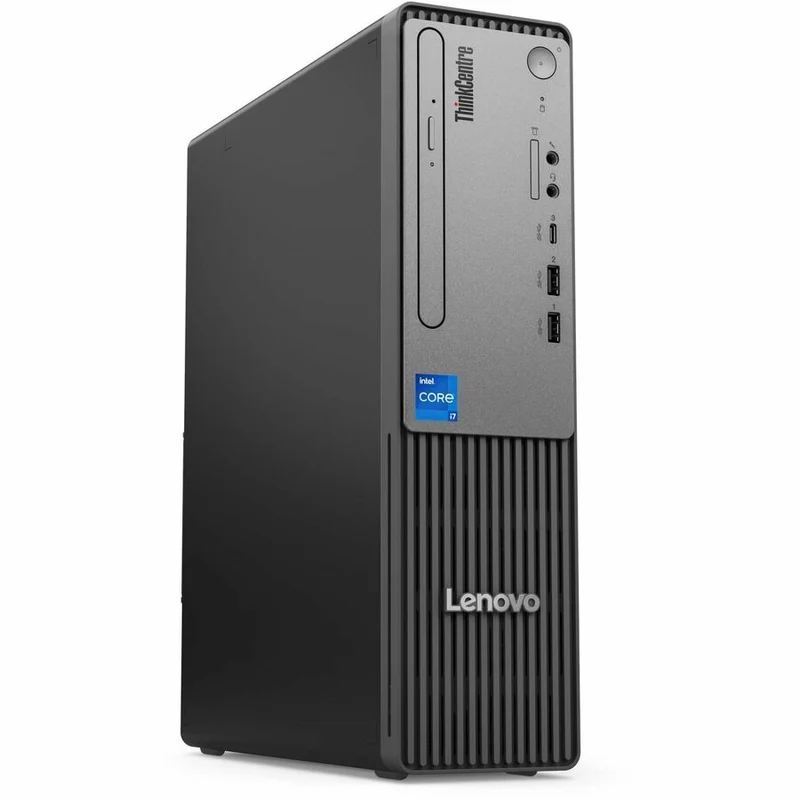 Ordinateur de bureau Lenovo ThinkCentre Neo 50s Gen 5 12XF000VUS - Intel Core i5 14e génération i5-14400 - 16 Go - SSD 256 Go - Compact - Noir 12XF000VUS