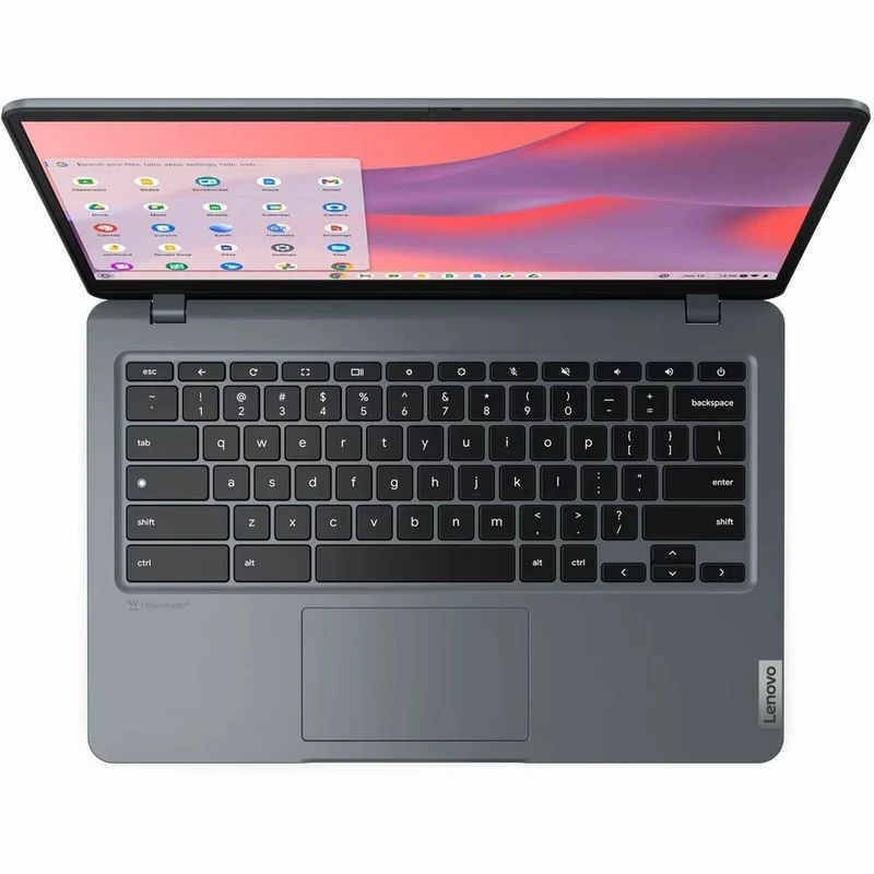 Chromebook Lenovo 14e Gen 3 82W6003CUS Écran tactile 14" - Full HD - Intel N-Series N100 - 8 Go - 64 Go de mémoire flash - Clavier anglais - Gris orage 82W6003CUS