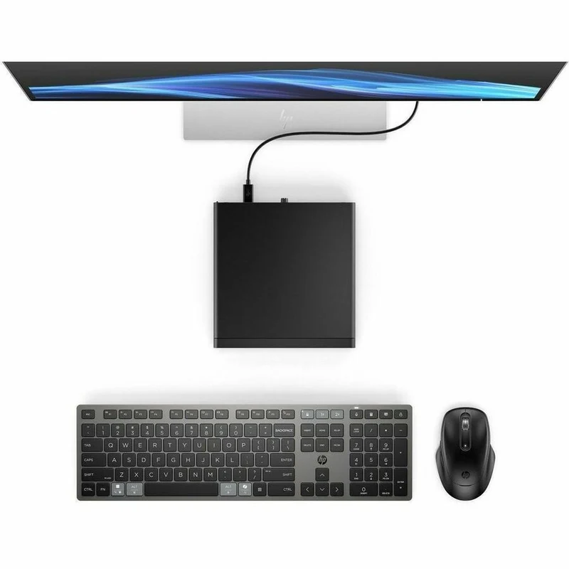 Ordinateur de bureau HP EliteDesk 8 G1a - AMD Ryzen AI 5 PRO 340 - 32 Go - SSD 512 Go - Mini PC - Jack Black C3XG0UT#ABA