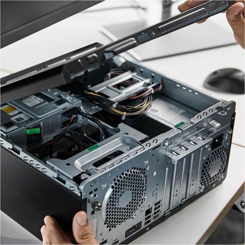 Ordinateur de bureau HP EliteDesk 8 G1i - Intel Core Ultra 7 265 - Technologie vPro - 32 Go - SSD 1 To - Tour - Jack Black C6TX1UT#ABA