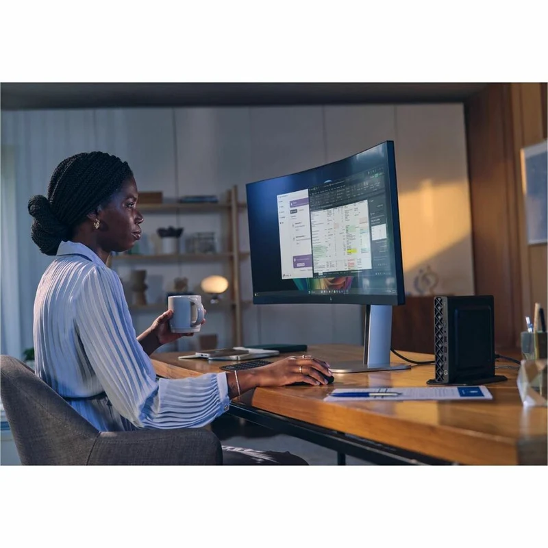 Ordinateur de bureau HP EliteDesk 8 G1a - AMD Ryzen AI 7 350 - 16 Go - SSD 512 Go - Mini PC - Jack Black C3XG3UT#ABA