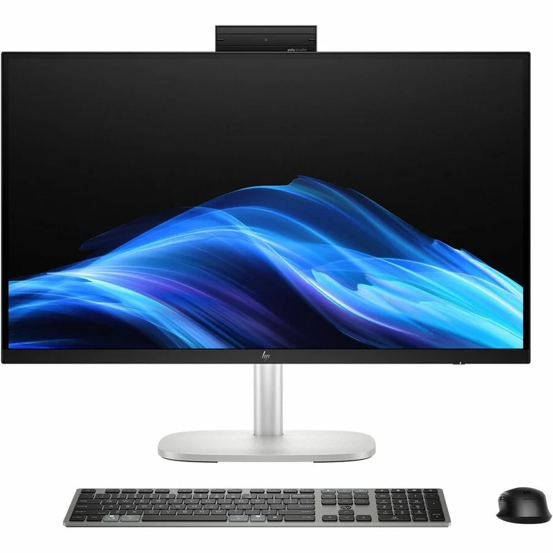 Ordinateur tout-en-un HP EliteStudio 8 AiO G1i - Intel Core Ultra 5 235 - Technologie vPro - 16 Go - SSD 512 Go - Écran tactile QHD 27" - Bureau - Argent Pike C7GL7UT#ABA