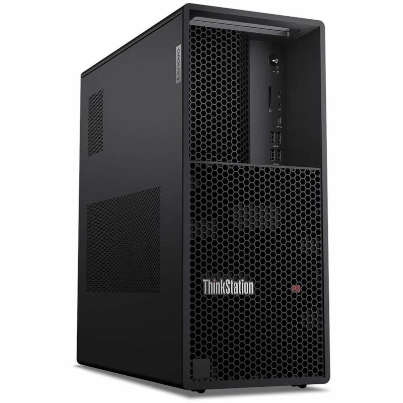 Station de travail Lenovo ThinkStation P3 Gen 2 30HT0053CA - 1 x Intel Core Ultra 7 2nd Gen 265 - Technologie vPro - 16 Go - SSD 512 Go - Tour - Noir 30HT0053CA