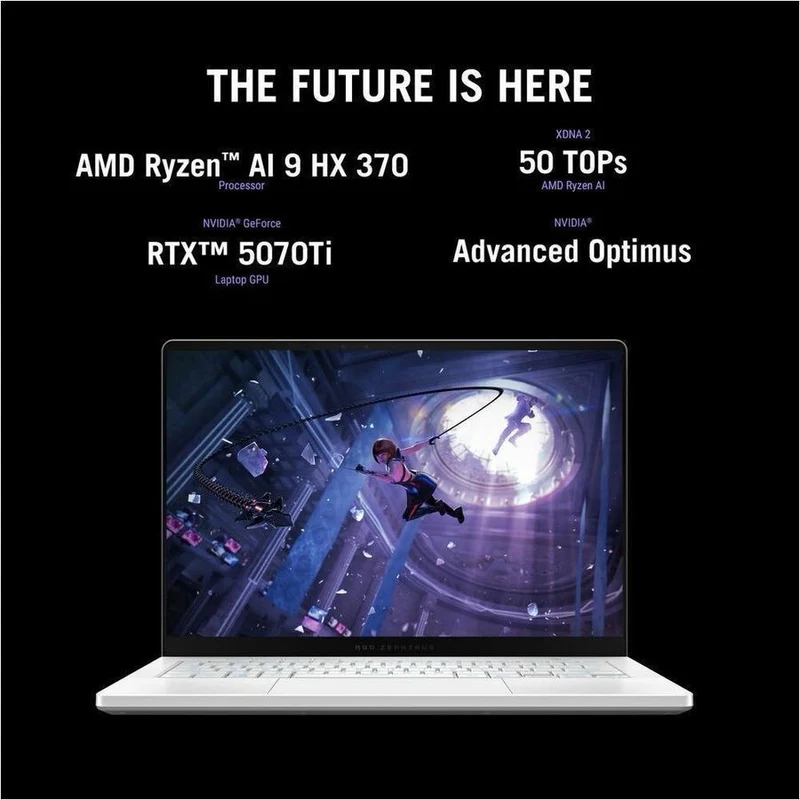 Ordinateur portable gaming Asus ROG Zephyrus G14 GA403 GA403WR-DS96-CA 14" Copilot+ - 3K - 120 Hz - AMD Ryzen AI 9 HX 370 - 32 Go - SSD 1 To GA403WR-DS96-CA