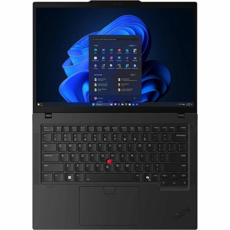 Ordinateur portable Lenovo ThinkPad T14 Gen 6 21QC00AUCA 14" avec écran tactile - WUXGA - 60 Hz - Intel Core Ultra 7 265U - 32 Go - SSD 512 Go - Clavier français canadien - Noir 21QC00AUCA