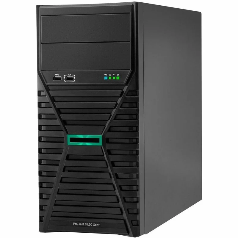 Serveur tour HPE ProLiant ML30 G11 4U - 1 x Intel Xeon E-2414 2.60 GHz - 16 Go RAM - Contrôleur Serial ATA P65093-001