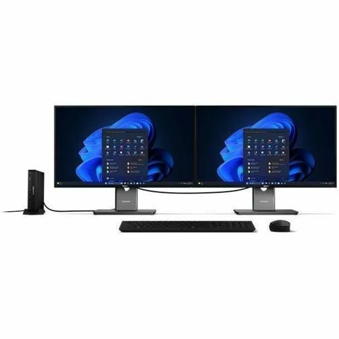 Ordinateur de bureau Lenovo ThinkCentre M70q Gen 6 13A4002AUS - Intel Core Ultra 5 235T - Technologie vPro - 32 Go - SSD 1 To - Mini - Noir 13A4002AUS