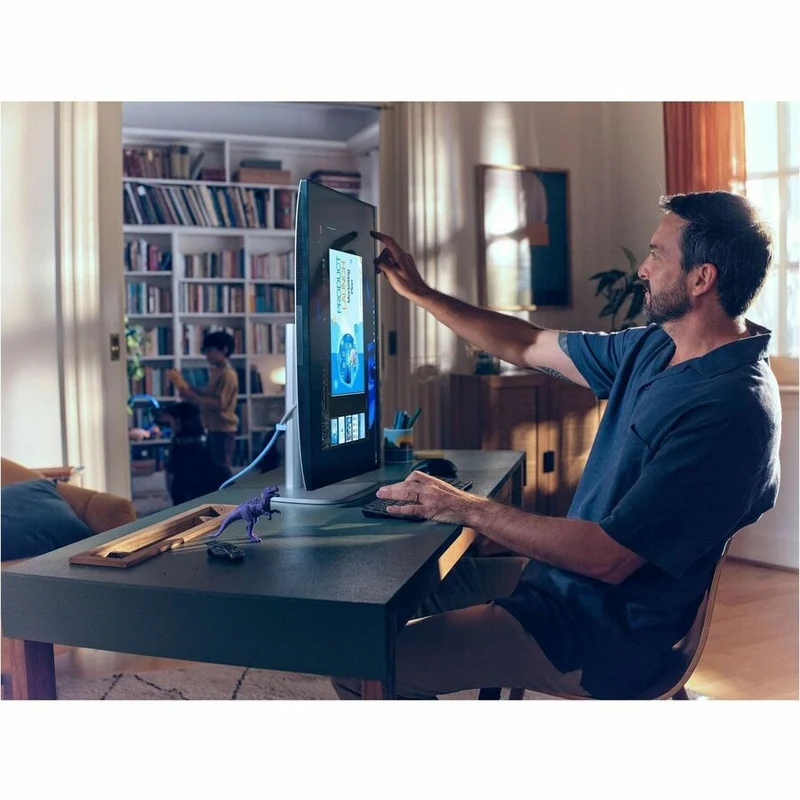 Ordinateur tout-en-un HP EliteStudio 8 AiO G1i - Intel Core Ultra 7 265 - Technologie vPro - 32 Go - SSD 1 To - Écran tactile QHD 27" - Bureau - Argent Pike C7GL4UT#ABA