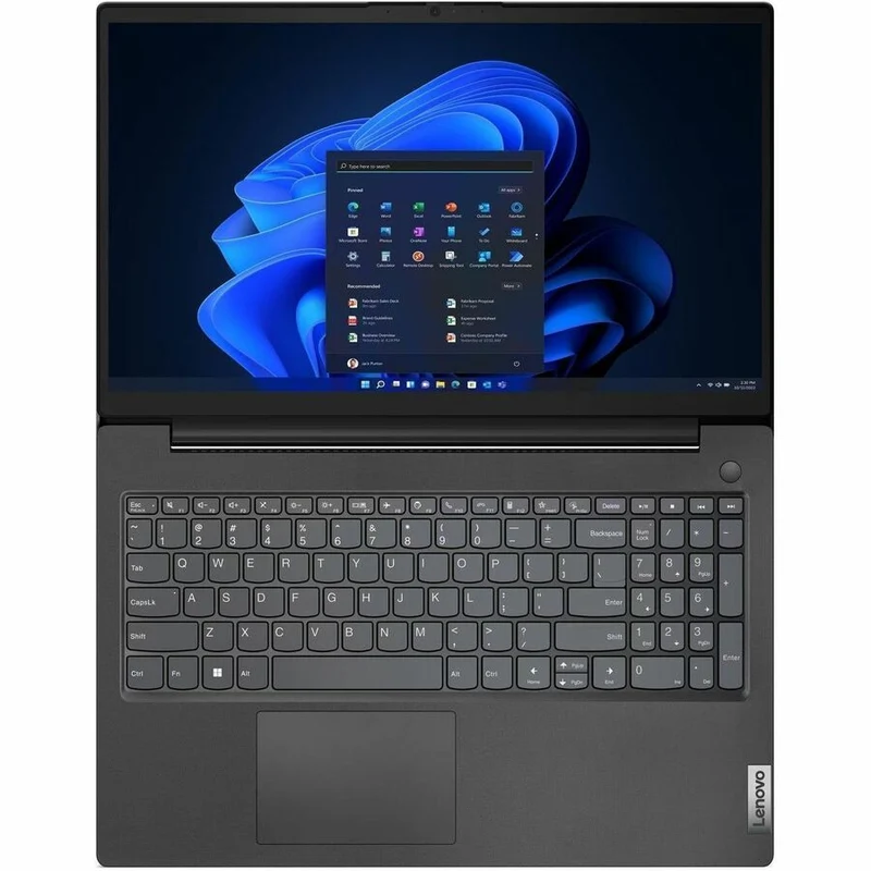 Ordinateur portable Lenovo V15 G4 AMN 83CQ001NUS 15.6" - Full HD - AMD Ryzen 5 7520U - 8 Go - SSD 256 Go - Clavier anglais - Noir professionnel 83CQ001NUS