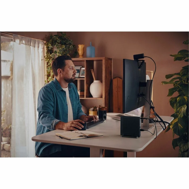 Ordinateur de bureau HP EliteDesk 8 G1a - AMD Ryzen AI 7 350 - 32 Go - SSD 512 Go - Mini PC - Jack Black C3XG4UT#ABA