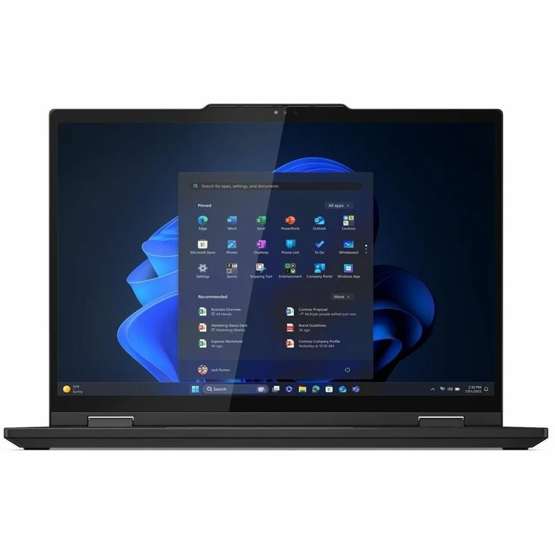 Ordinateur portable convertible 2 en 1 Lenovo ThinkPad T14s Gen 1 (21R30011US) avec écran tactile 14 pouces (WUXGA), processeur Intel Core Ultra 7 2e génération 255U, 16 Go, SSD 512 Go, clavier anglais, noir (21R30011US)