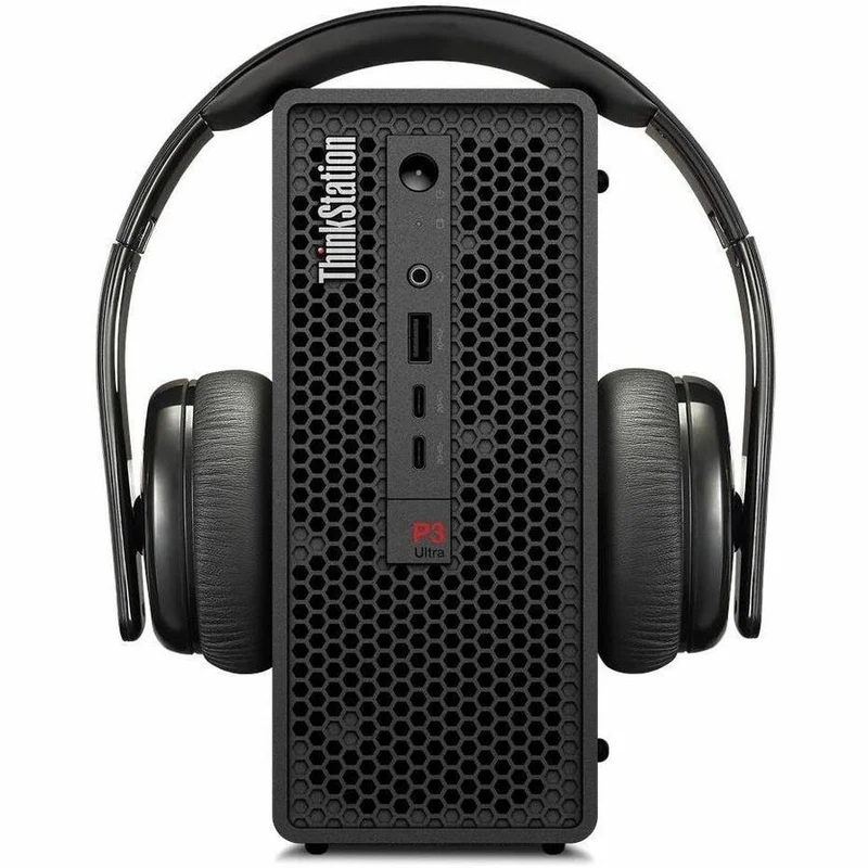 Station de travail Lenovo ThinkStation P3 Ultra Gen 2 30J5005MCA - 1 x Intel Core Ultra 9 2nd Gen 285 - Technologie vPro - 64 Go - SSD 2 To - Compact - Noir 30J5005MCA